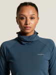 Běžecká mikina CRAFT Gain Thermal Funnelneck - modrá Velikost textilu: XL