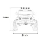 Mamido Elektrické autíčko Extreme Sport 4x4 s proměnlivou velikostí červené