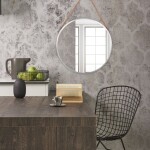 Tutumi - KULATÉ ZRCADLO NA LINCE STŘÍBRNÉ 40CM KLMH-0410S-1 HOM-05630