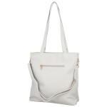 Stylová dámská koženková kabelka na rameno Susanne, šedá