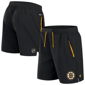 Fanatics Pánské kraťasy Boston Bruins NHL 2024 25 Authentic Pro Locker Room Shorts Velikost: S