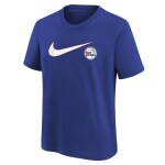 Nike Dětské tričko Philadelphia 76ers NBA Swoosh Logo T-Shirt Modrá (YOUTH)