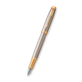 Parker IM Premium Warm Grey GT - plnící pero, hrot F