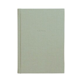 Kartotek Copenhagen Nelinkovaný zápisník Sage Green, zelená barva, papír