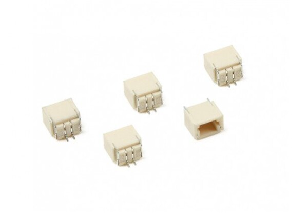 JST SH 1,0 mm 2-Pin konektor na DPS - Pravý úhel