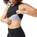 Dámská merino podprsenka SMARTWOOL Women's Active Crop Bra, Black velikost: L