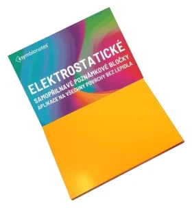 Fellowes SYMBIO Symbionotes oranžová / Elektrostatický bloček / 190 x 100 mm / 100 listů (SYNT190100OR100)