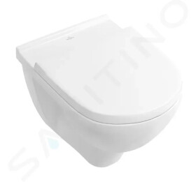 VILLEROY & BOCH - O.novo Závěsné WC se sedátkem SoftClosing, DirectFlush, CeramicPlus, alpská bílá 5660HRR1