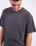 Tričko Carhartt WIP S/S Nelson T-Shirt Black garment dyed
