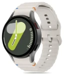 Tech-Protect Silicone Sport béžová / Řemínek / pro Samsung Galaxy Watch 4/5/5 Pro/6/7/FE