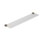 KLUDI - Vela R Polička, délka 60 cm, sklo/kartáčovaný bronz 58973N1