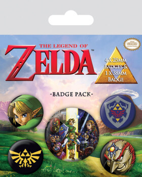 Sada odznaků Zelda - EPEE