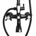 REA - Sprchový set BERGAMO OLD BLACK REA-P5001