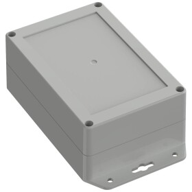 TRU COMPONENTS TC-10860792 Přírubové pouzdro 150 x 100 x 60 ABS světle šedá 1 ks