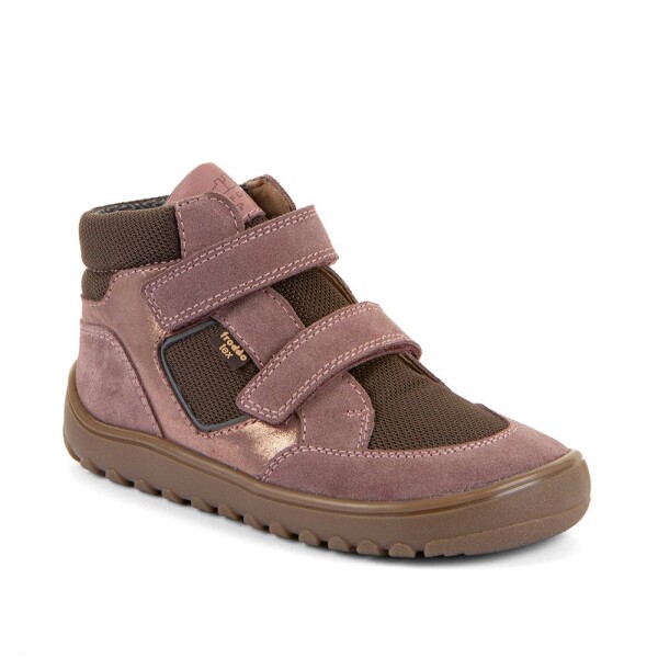 Dívčí celoroční kotníkové barefoot boty UP HILL TEX DARK PINK Froddo G3110281-9 - 35