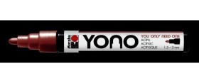 Marabu YONO akrylový popisovač 1,5-3 mm - růžovozlatý