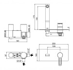 PAFFONI - Ringo Umyvadlová podomítková baterie, chrom RIN104CR