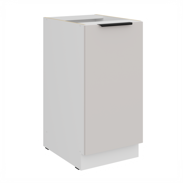 Spodní skříňka Como 40 D 1F BB Barva korpusu: Bílá, Barva dvířek: Kašmír