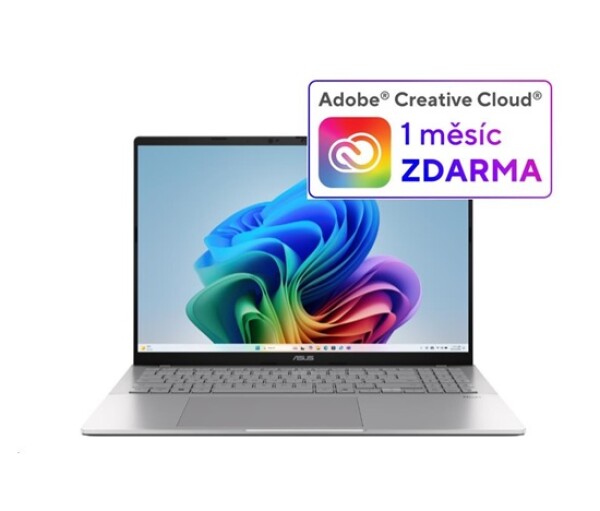 ASUS NTB Vivobook S 16 (S3607QA-PL019W), QS X1E-26-100, 16" 2560 x 1600, 16GB, 1TB SSD, Adreno, W11 Home, Silver EDF_892969