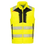 Portwest Vesta DX479 Hi-Vi oftshell zateplená reflexní POR-DX479YBR Žluto-černá