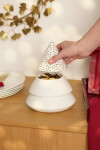 Räder Porcelánová dóza Tree, bílá barva, porcelán