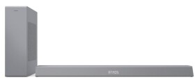 Philips TAB8505/10 stříbrná / Soundbar / 2.1 / 200W / Bluetooth / WiFi / 3.5mm / Optický vstup (TAB8505/10)