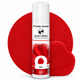 Sametový sprej Food Colours Red (100 ml)