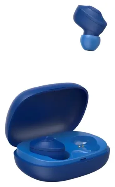 Hama Freedom Buddy modrá / Bluetooth sluchátka / špunty / nabíjecí pouzdro (184163)