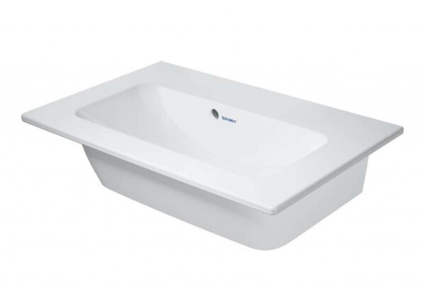 DURAVIT - ME by Starck Nábytkové umyvadlo Compact, 63x40 cm, s WonderGliss, matná bílá 23426332601