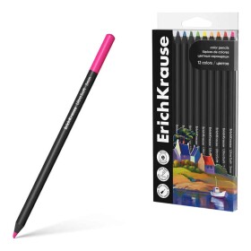 ErichKrause Art Spirit pastelky sada 12 barev Black wood