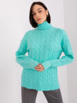 Sweter AT SW model 19040899 mietowy - FPrice Velikost: jedna velikost