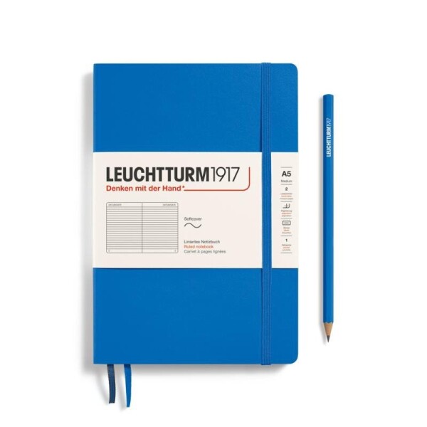 Leuchtturm1917 Zápisník Sky Softcover A5 linkovaný