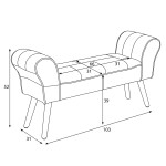 Taburet, vícebarevná, látka, AK-131 PW2