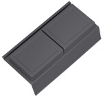 Gollinuci Koupelnový organizér antracit 242x122