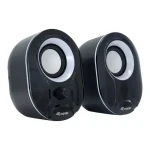 Equip reproduktory 2.0 černá/bílá / USB / 3,5 mm jack / RMS 3 W (245333)