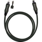 SpeaKa Professional Toslink digitální audio kabel [1x Toslink zástrčka (ODT) - 1x Toslink zástrčka (ODT)] 1.50 m černá SuperSoft opletení Sp