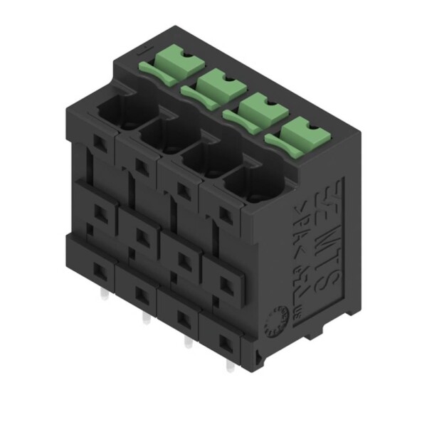 Weidmüller 2913730000 PCB terminál 4 mm² Pólů 4 černá 24 ks Tube