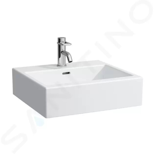 Laufen - Living Umyvadlo na desku, 500x460 mm, s 1 otvorem pro baterii, bílá H8174320001041