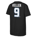 Outerstuff Dětské tričko Clayton Keller #9 Utah Mammoth NHL Flat Captains Name & Number Short Sleeve Cotton Velikost: Dětské L (158 – 164)