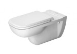 DURAVIT - D-Code Závěsné WC, bezbariérové, bílá 22280900002