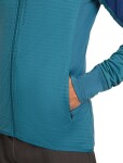 ICEBREAKER Mens 300 RealFleece Descender LS Zip Hood, Topaz/Atlantis/Cb (vzorek) velikost: M