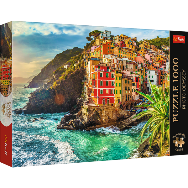 Puzzle Premium 1000 dílků - Město Riomaggiore, Itálie