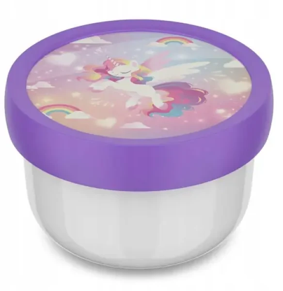 Curver Campus Fruit Box Unicorn Glow / Dětská dóza na svačinu / 300 ml (MEPAL-AK-170-20)