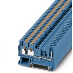 Phoenix Contact 3209646 řadová svorka průchodky 5.2 mm rychlé připojení modrá 50 ks