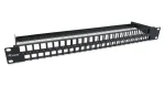 Equip / Patch panel / 48 portů / Keystone Cat.6 / UTP / 1U / 19" (769258)