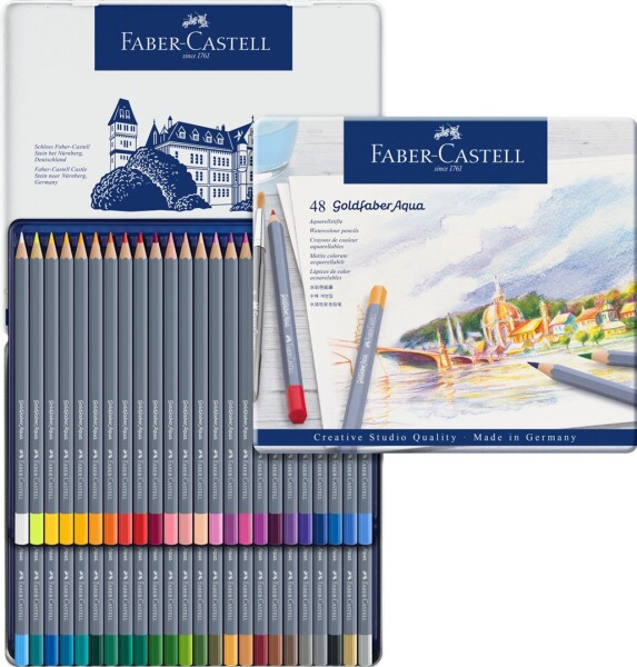 Faber Castell, Goldfaber Aqua, 114648, sada 48 ks