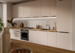 Kuchyňská linka 390 cm Solea 5 Barva korpusu: Dub artisan, Barva dvířek: Kašmír