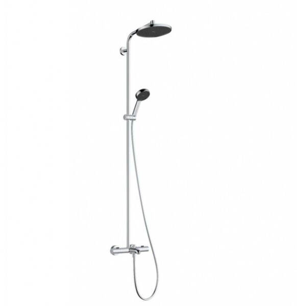 HANSGROHE - Activera S Sprchový set s vanovým termostatem, průměr 24 cm, 2 proudy, EcoSmart, chrom 28871000