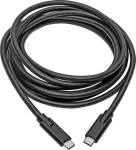 Eaton kabel USB-C černá / Kabel / USB-C (M/M) / USB 3.1 Gen 1 (5 Gbps) / Thunderbolt 3 kompatibilní / 3,05 m (U420-010)