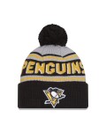 New Era Pánská zimní čepice Pittsburgh Penguins NHL Pom Wordmark